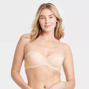Auden Strapless Bra in Nude 34A